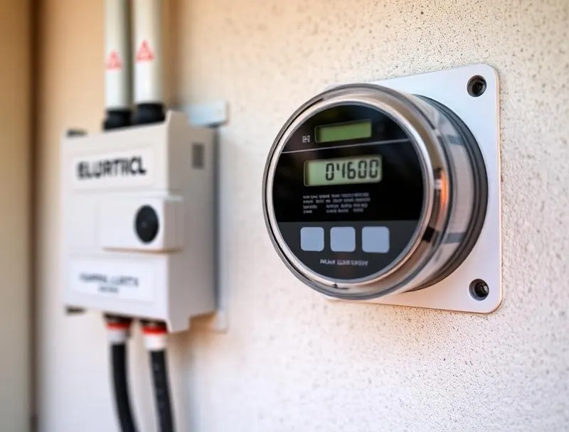 Contatore elettrico digitale installato durante messa a norma impianto a Cinisello Balsamo – Dichiarazione di Conformità DM 37/08