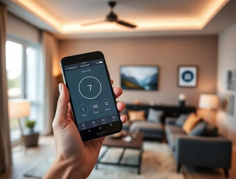 Controllo da smartphone di impianto domotico smart home installato in attico a Milano Porta Nuova – domotica elettricista Milano